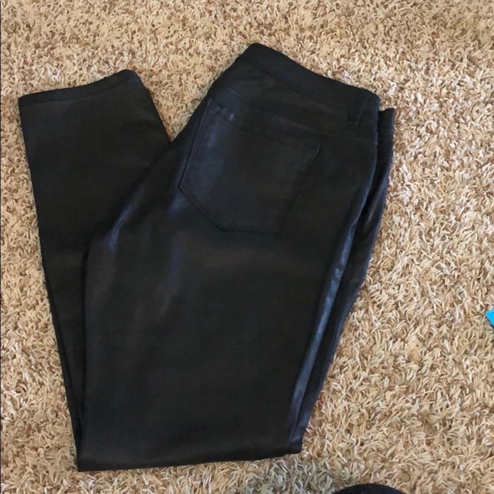 Loft faux-leather Modern Skinny pants